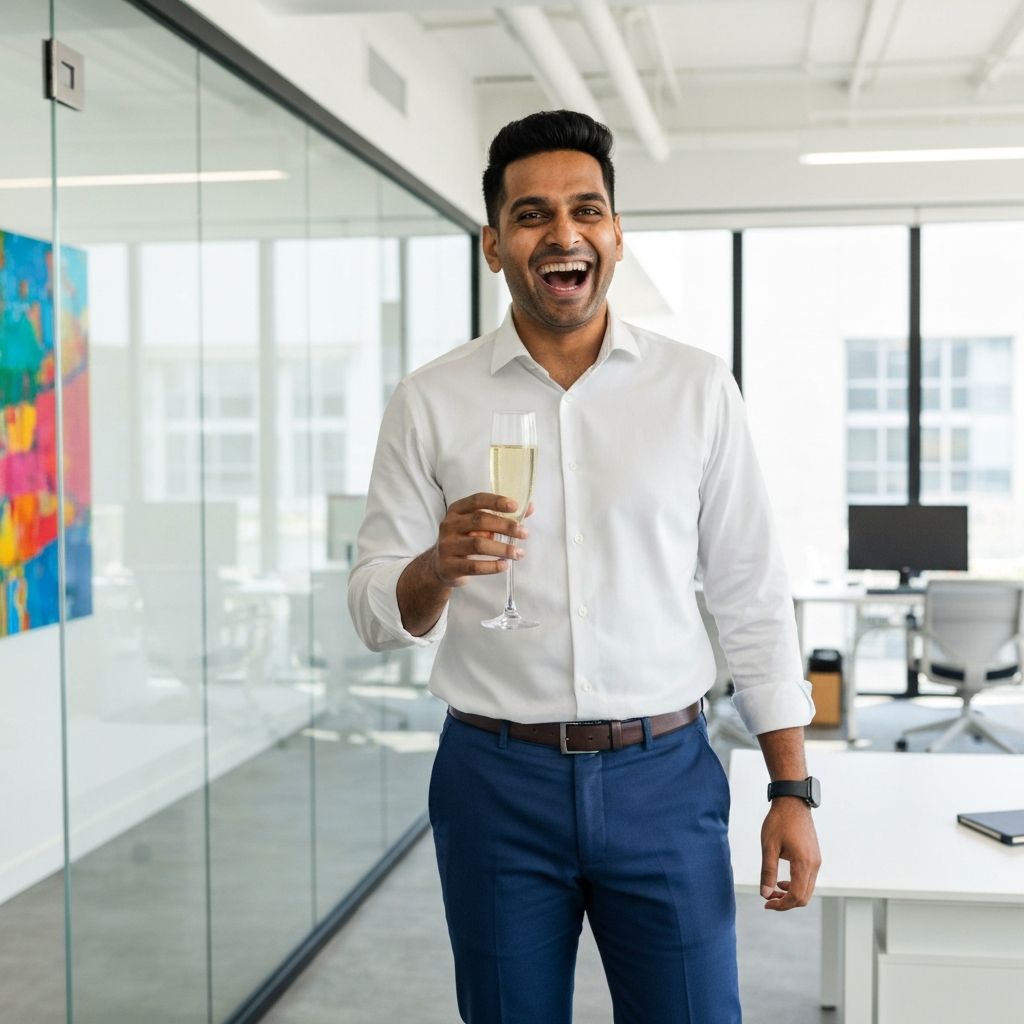 Successful startup founder